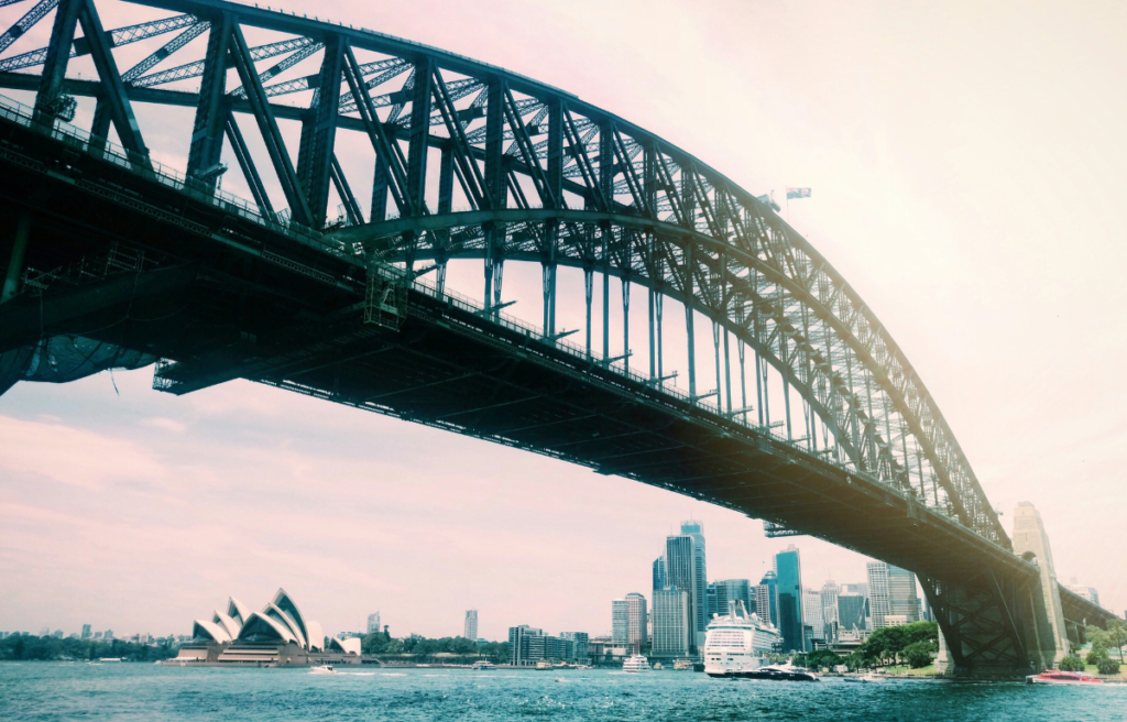 Harbour Bridge in Sydney, Australia: By Ali Reza.