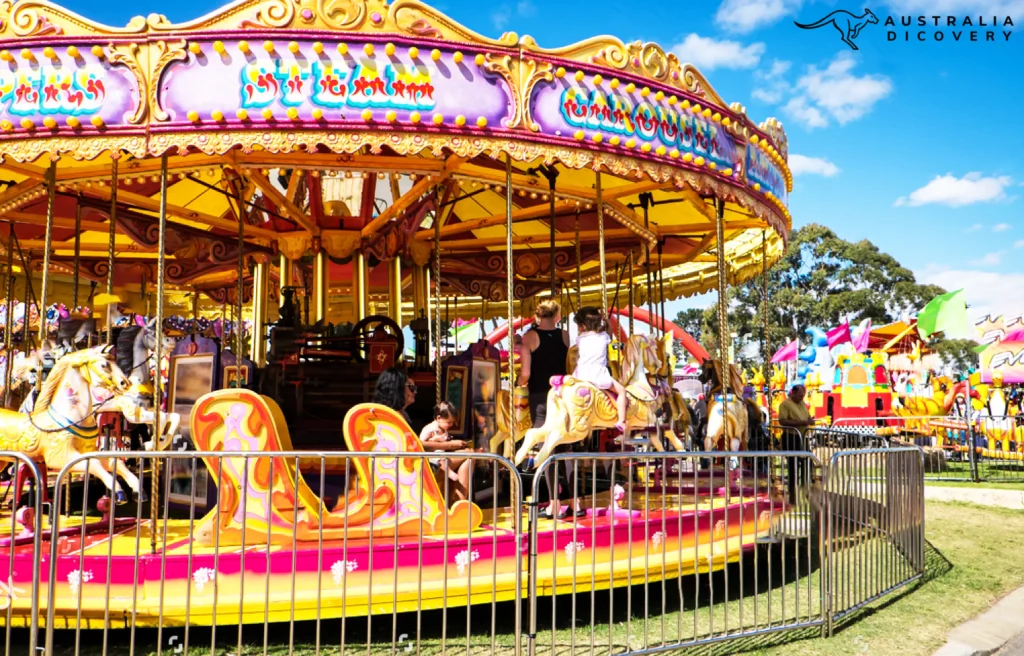 perth western australia october summer fun and games at perth royal show